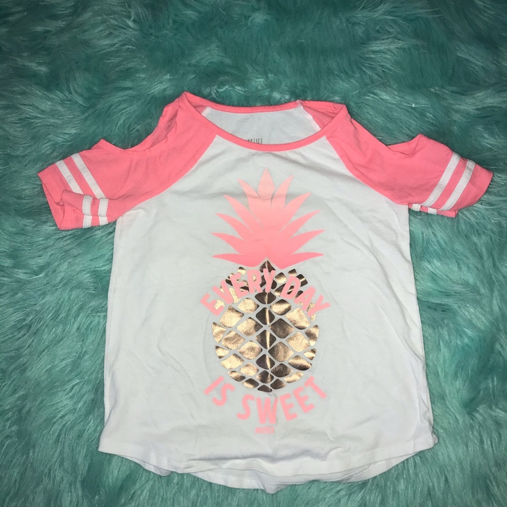 Justice pineapple shirt